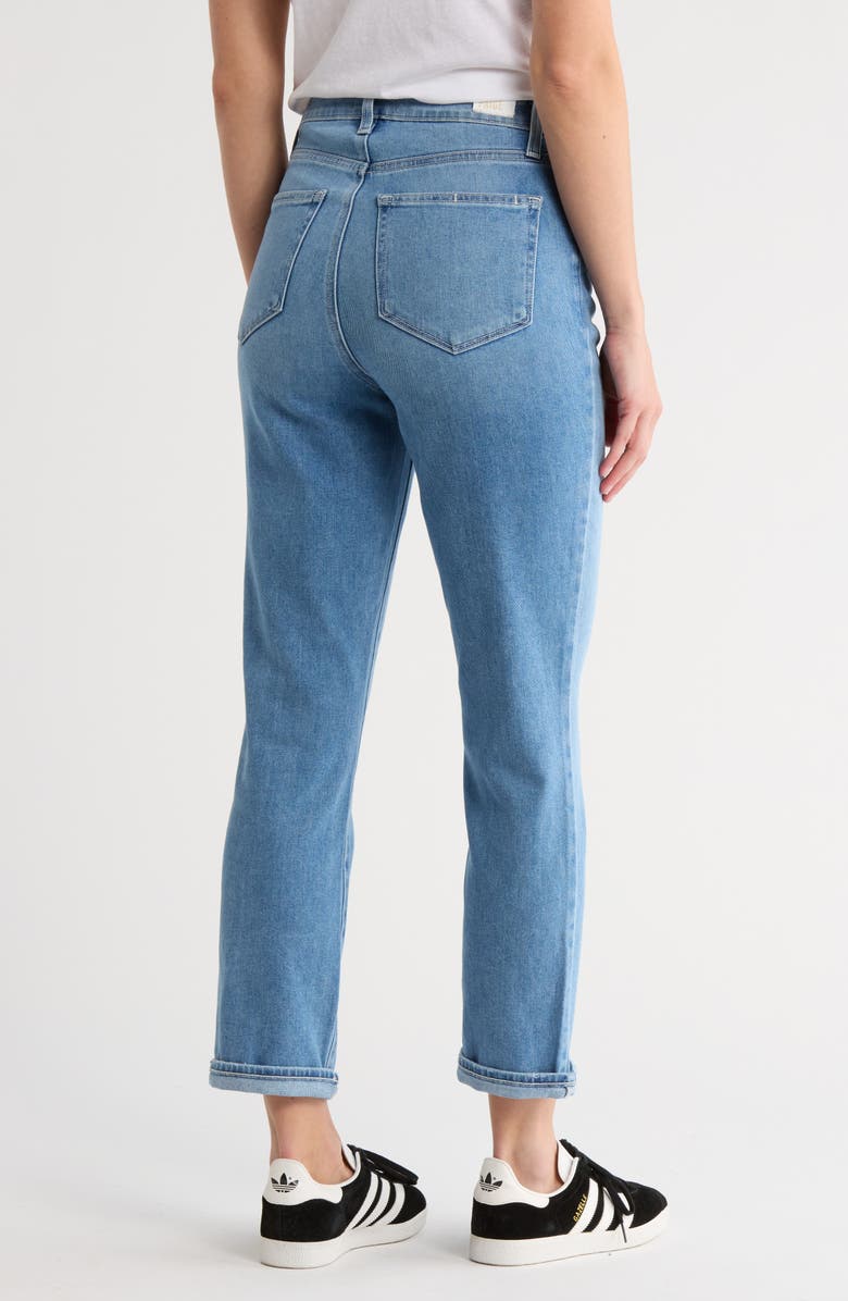 PAIGE Brigitte High Waist Crop Slim Boyfriend Jeans, Alternate, color, Faith