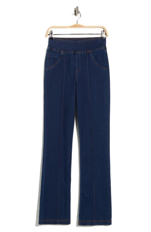 Hue Denim Bootcut Leggings In Blue