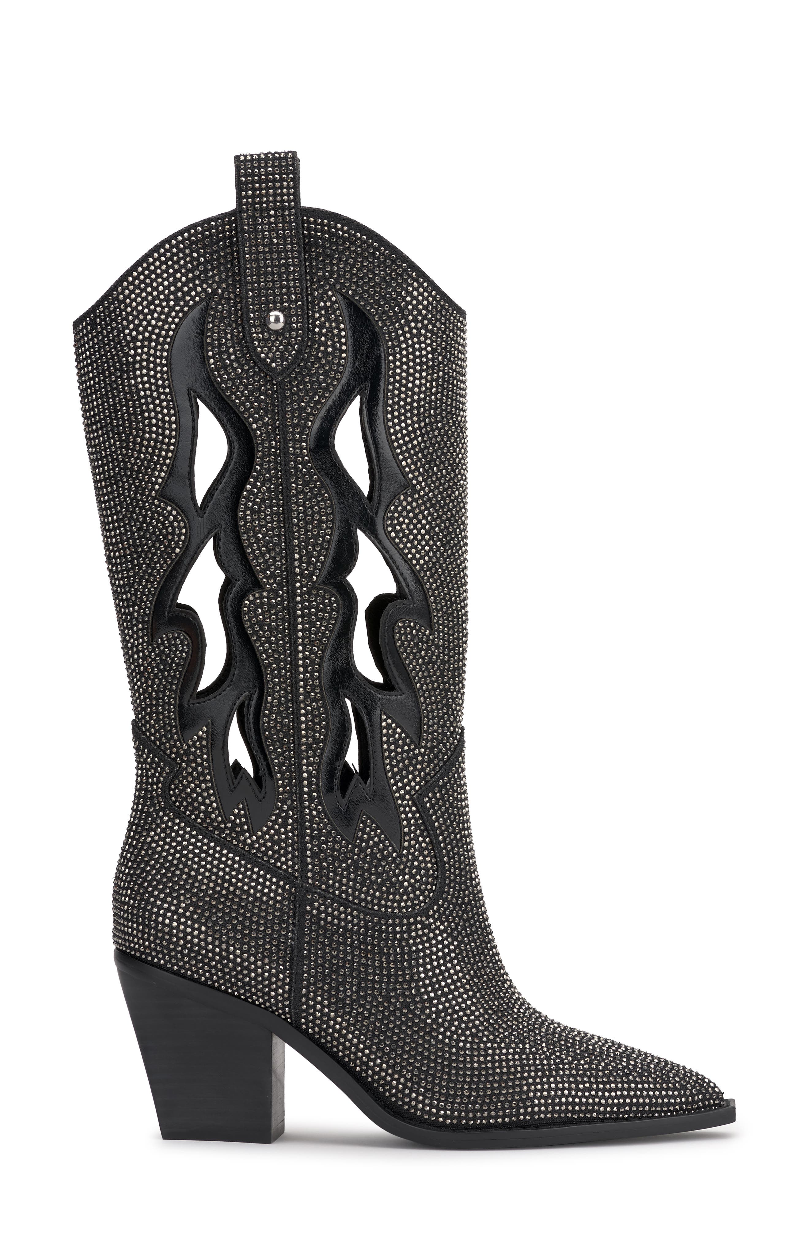 Jessica Simpson Ginika Pointed Toe Western Boot, Alternate, color, 