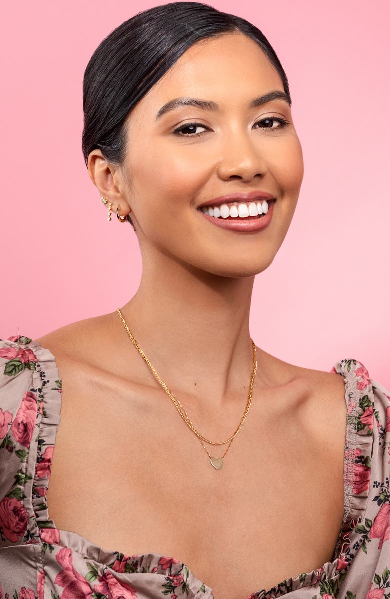 Bony Levy 14K Gold Double Curb Chain Necklace, Alternate, color,