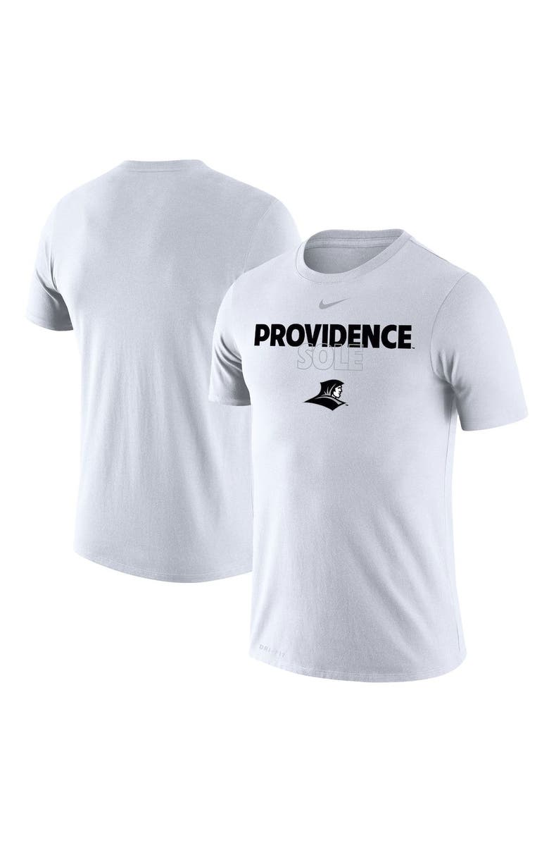 Nike White Providence Friars 2023 On Court Bench T-Shirt, Main, color,