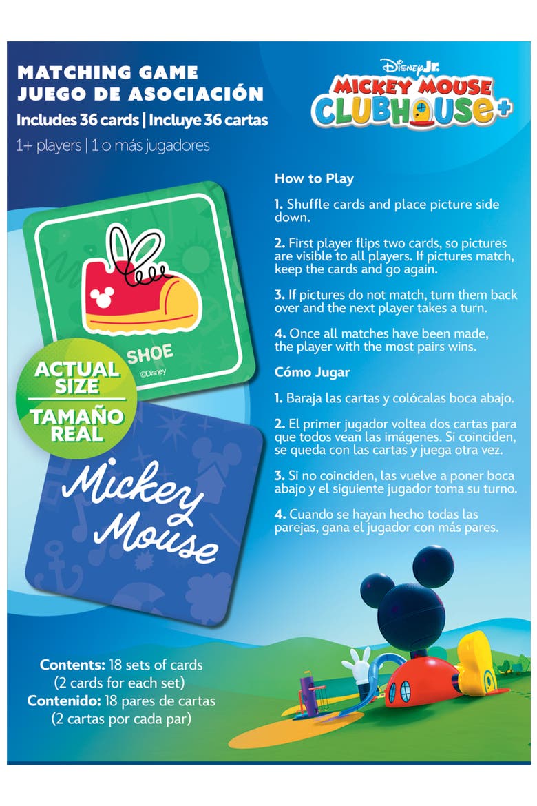 Disney - Mickey & Friends Memory Game, Alternate, color, Multicolor