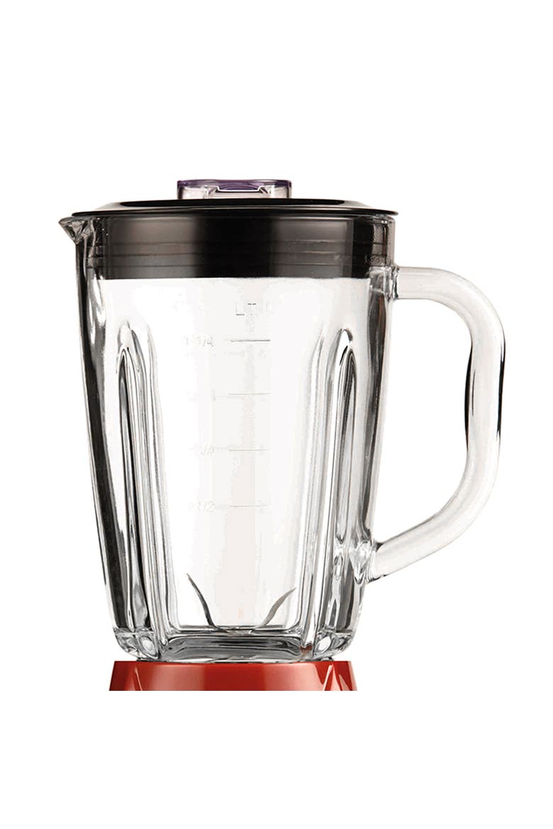 12 Speed Blender with Glass Jar, Alternate, color, Red