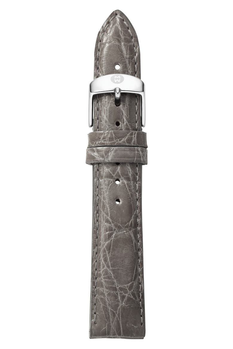 18mm Crocodile Leather Watch Strap video