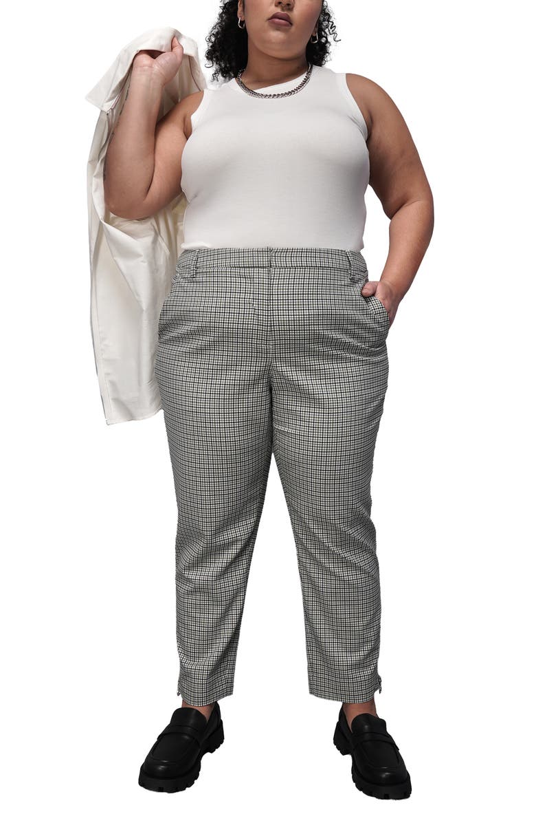 WILDFANG The Empower Zipper Slim Crop Pant, Alternate, color, Dark Teal