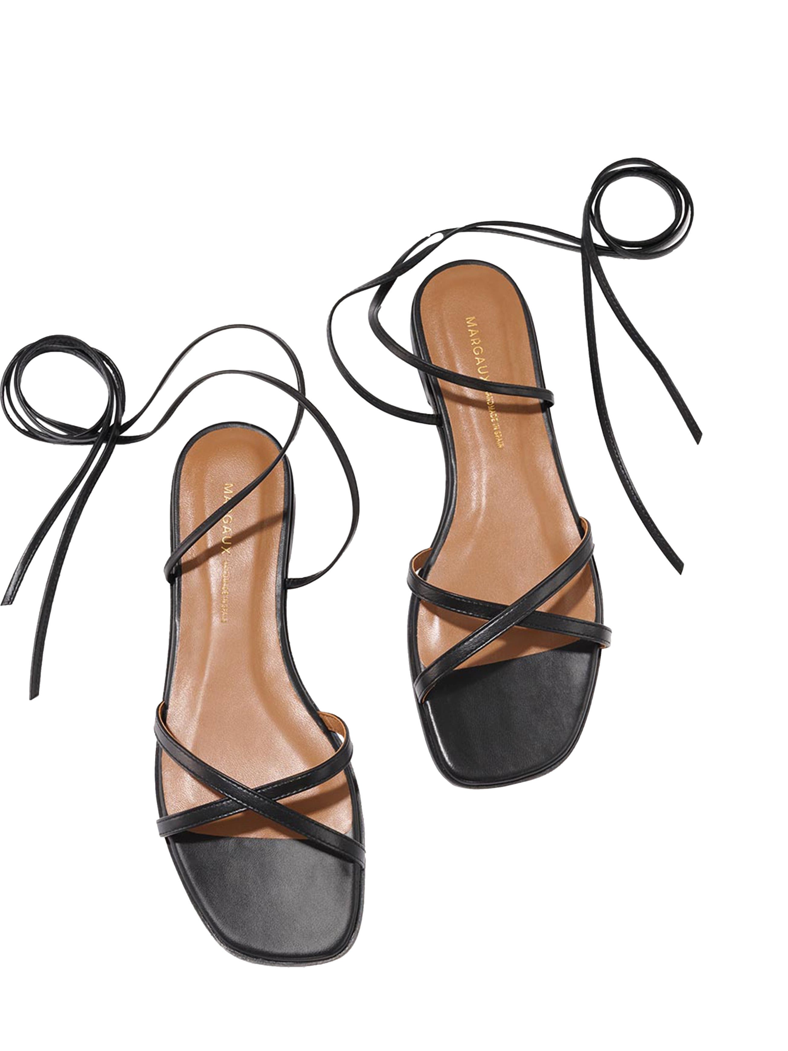 MARGAUX The Wrap Sandal, Alternate, color, Black