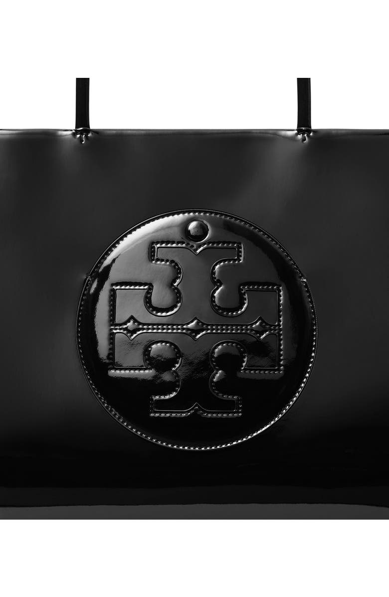 Tory Burch Small Ella Bio Faux Patent Leather Tote, Alternate, color,