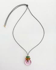 By Lilla Pink Lemonade Pendant Necklace