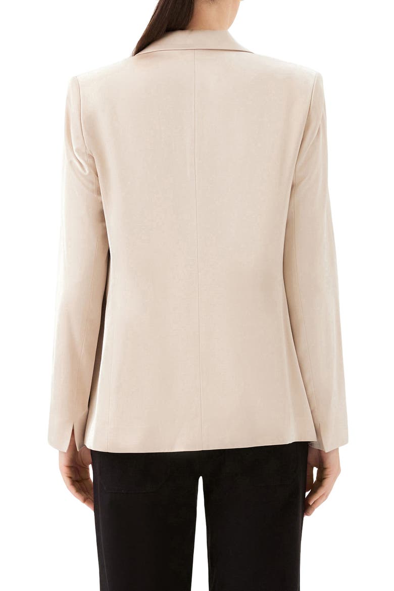 Satin Blazer, Alternate, color, KHAKI