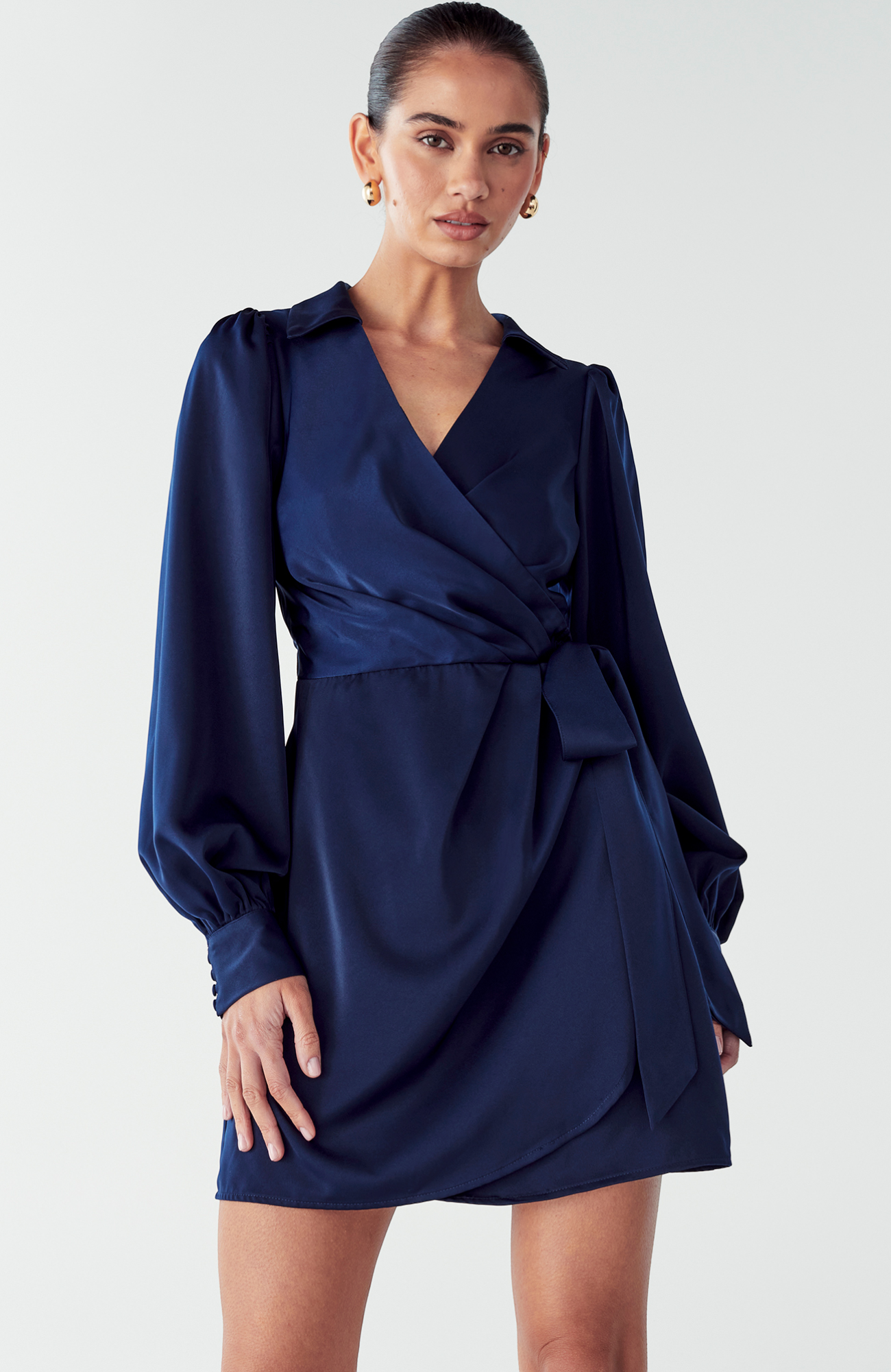 Pearl Wrap Dress