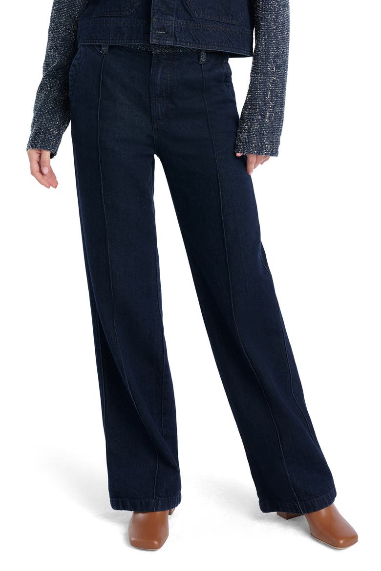 The Noah High Waist Wide Leg Jeans, Main, color, MARFA