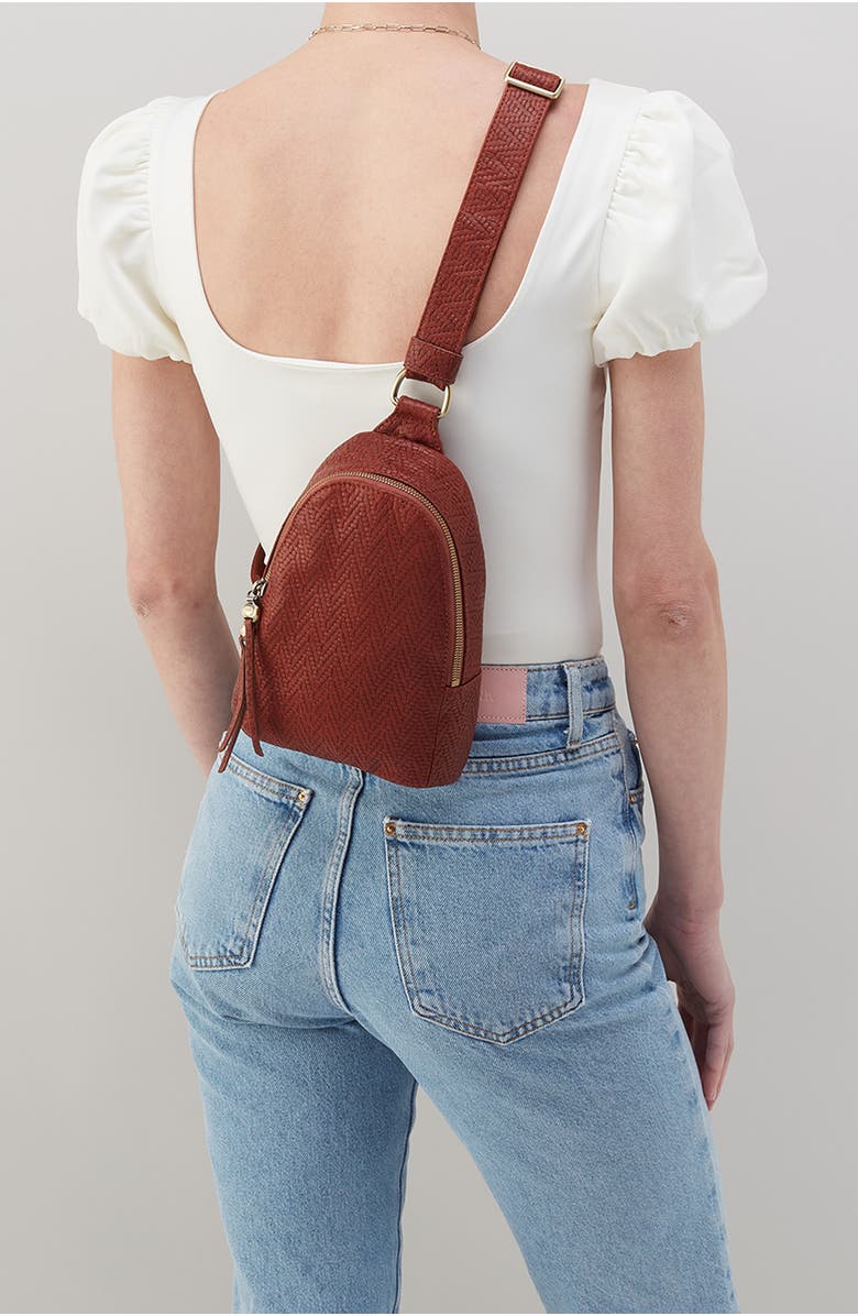 HOBO Fern Leather Sling Bag, Alternate, color,