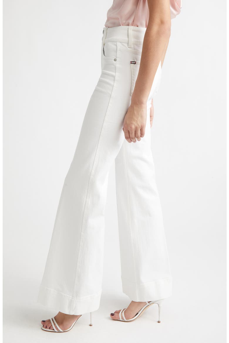 Perfect Wide Leg Jeans, Alternate, color, WHITE