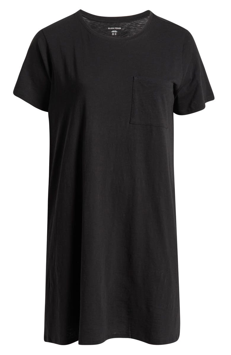 Eileen Fisher Organic Cotton T-Shirt Dress, Alternate, color, 