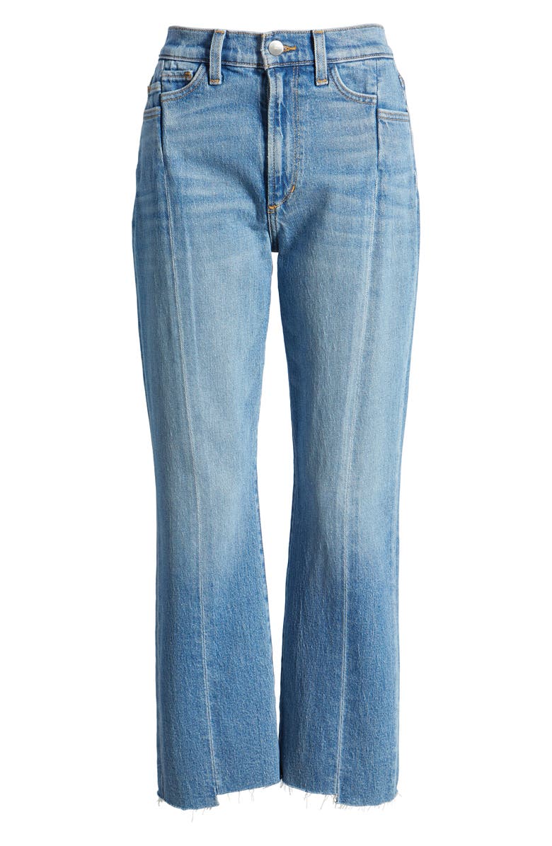 Joe's The Pieced Raw Hem High Waist Ankle Bootcut Jeans, Alternate, color,