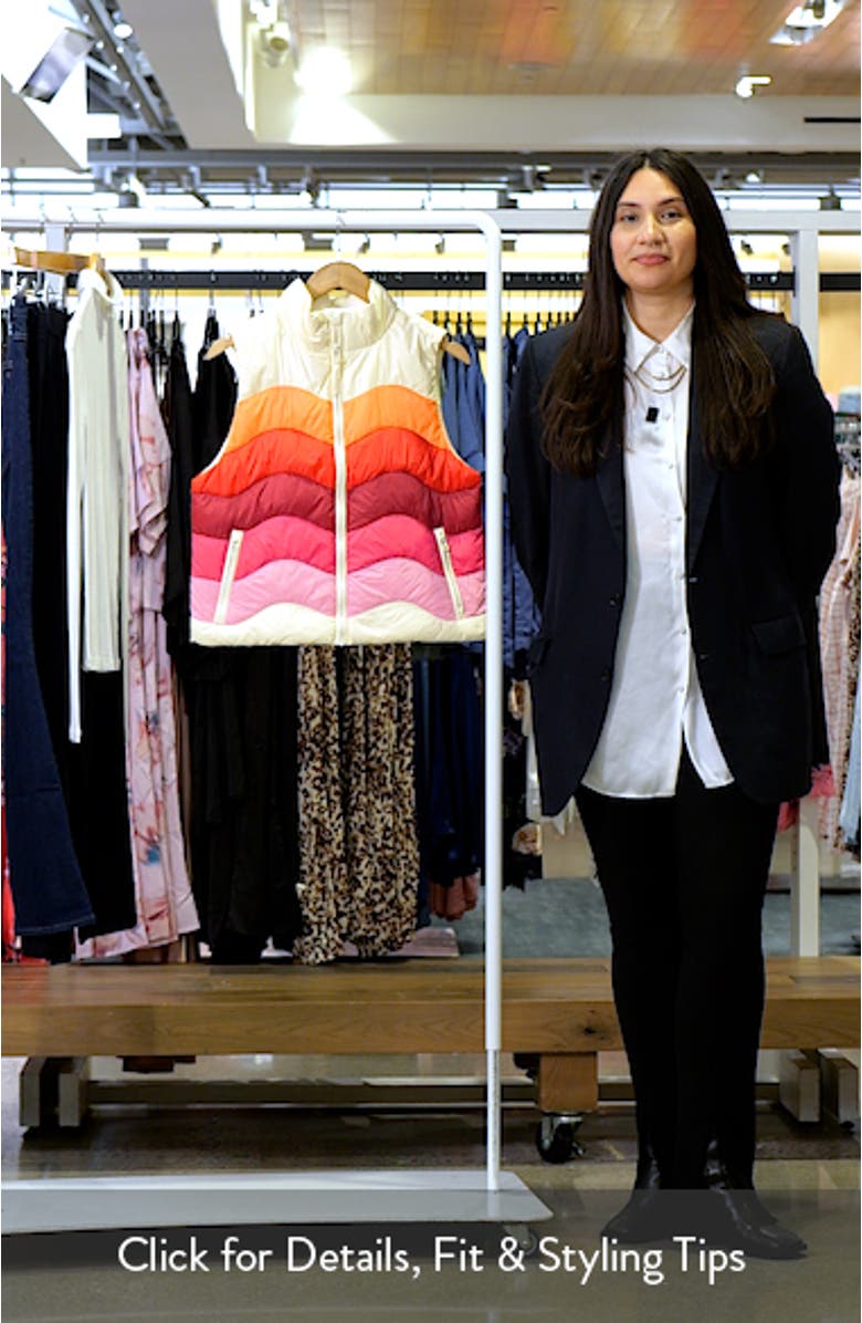 Sunset Puffer Vest, sales video thumbnail