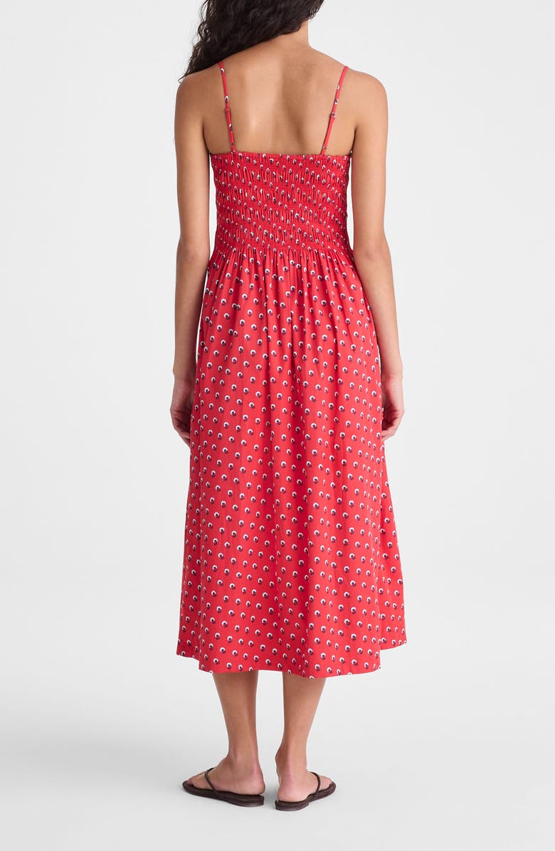 Madewell The Peyton Midi Sundress, Alternate, color, Enamel Red