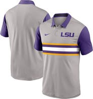 Nike Men's Nike Gray/Purple LSU Tigers Vapor Performance Polo