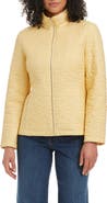 Kate Spade New York short spade flower quilted jacket