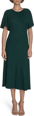 Calvin Klein Rib Knit A-Line Midi Dress