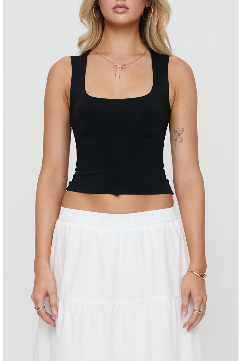 Zoe Crop Tank, Main, color, BLACK