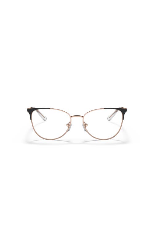 Armani Exchange 52mm Cat Eye Optical Glasses In Gold