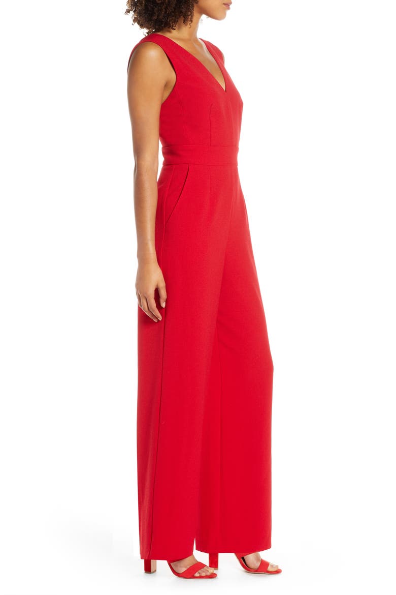 Wide Leg Jumpsuit, Alternate, color, RED JESTER