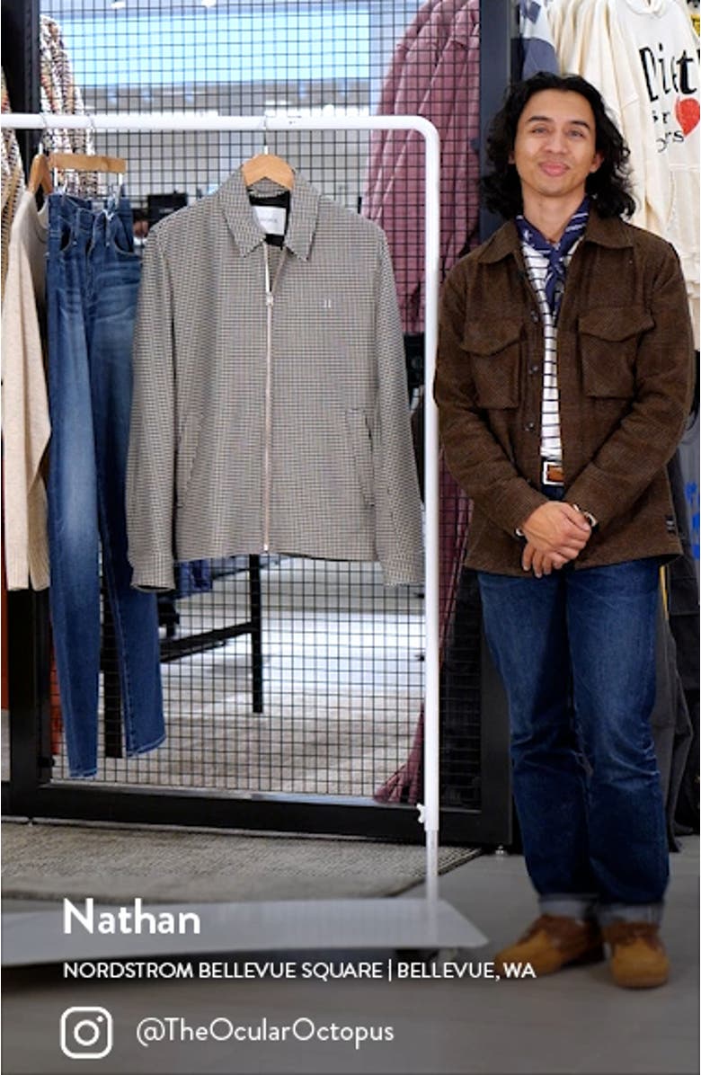 Como Houndstooth Zip-Up Coach's Jacket, sales video thumbnail
