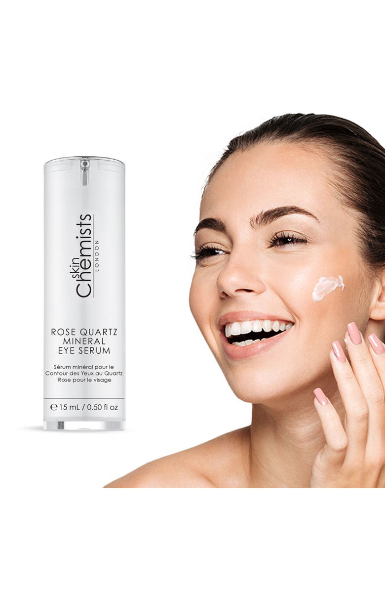 SKINCHEMISTS Rose Quartz Mineral Eye Serum 15ml x 3 Trio Set, Alternate, color, White