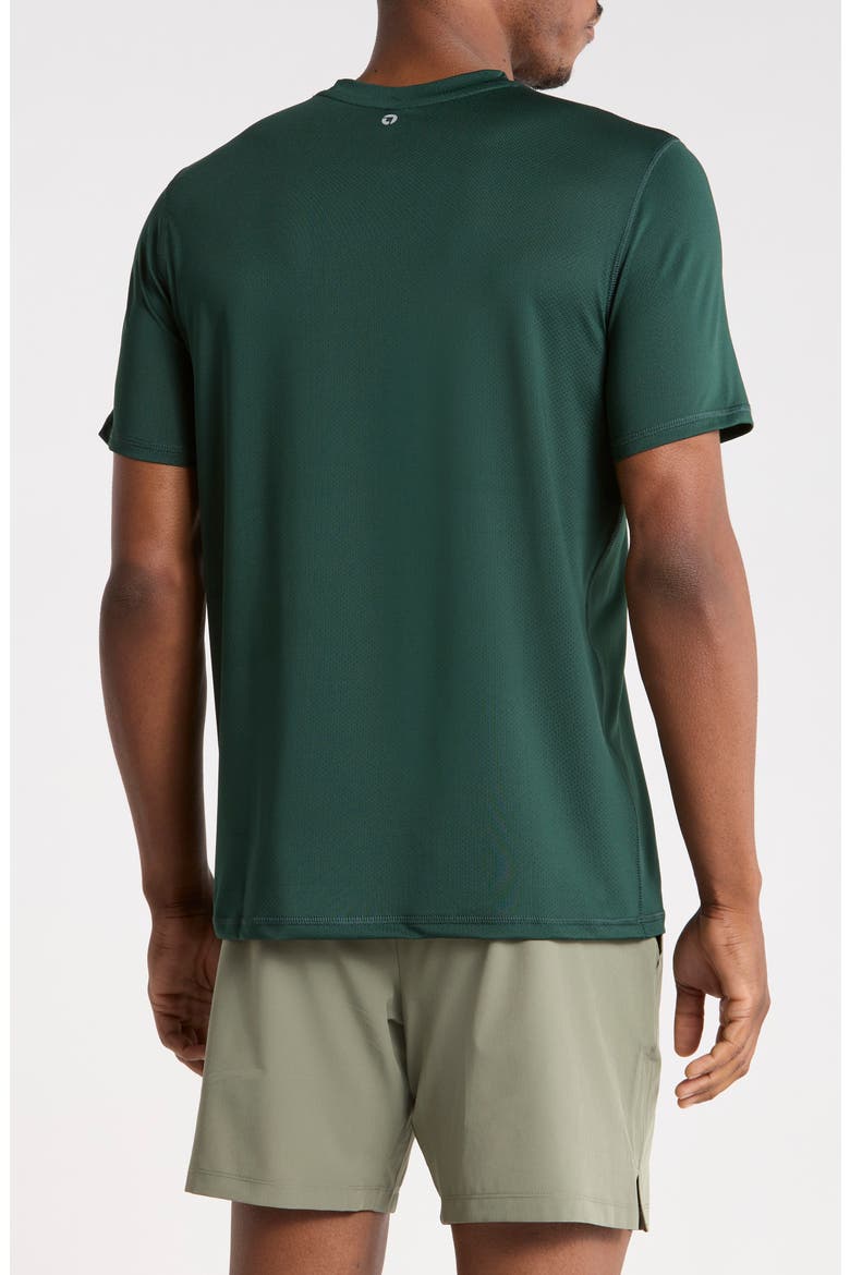 Mesh Oliver Performance T-Shirt, Alternate, color, FOREST NIGHT