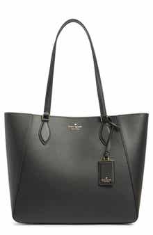 Kate Spade New York poppy refined grained leather tote bag