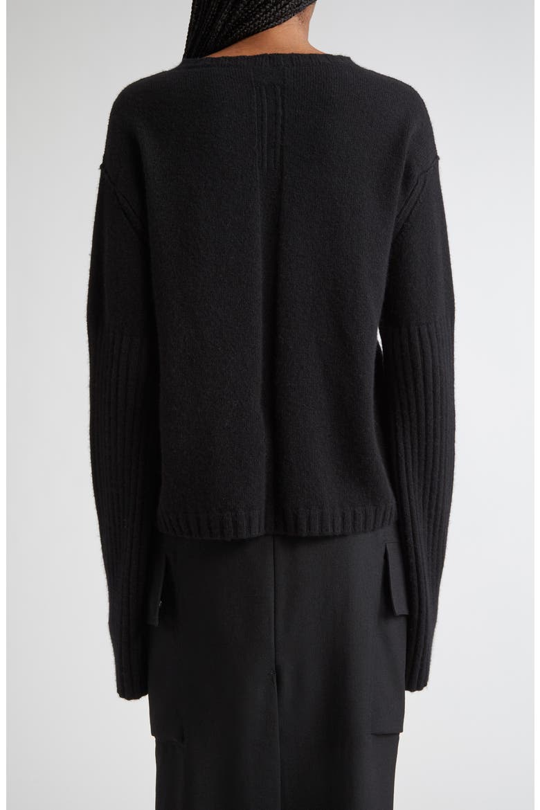 Shroud Cashmere Sweater, Alternate, color, BLACK