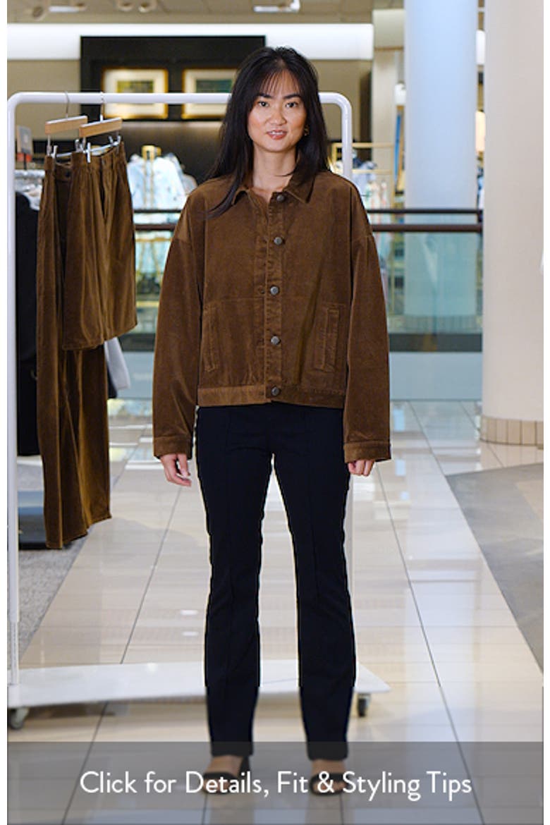 Classic Collar Stretch Organic Collar Corduroy Jacket video