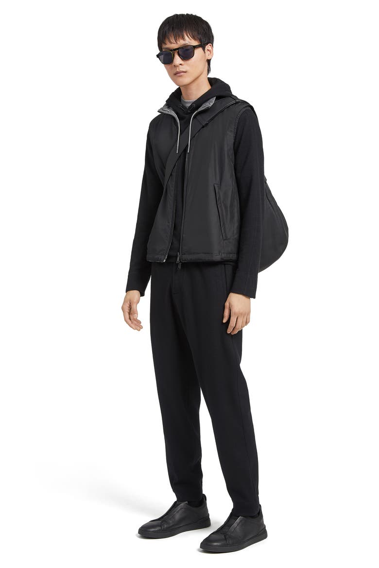 Zephyr Reversible Vest, Alternate, color, BLACK