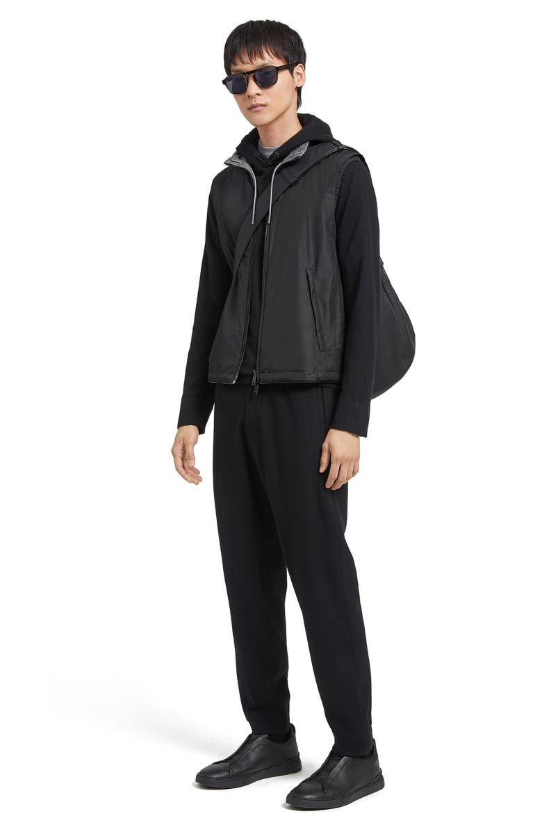 ZEGNA Zephyr Reversible Vest, Alternate, color, Black