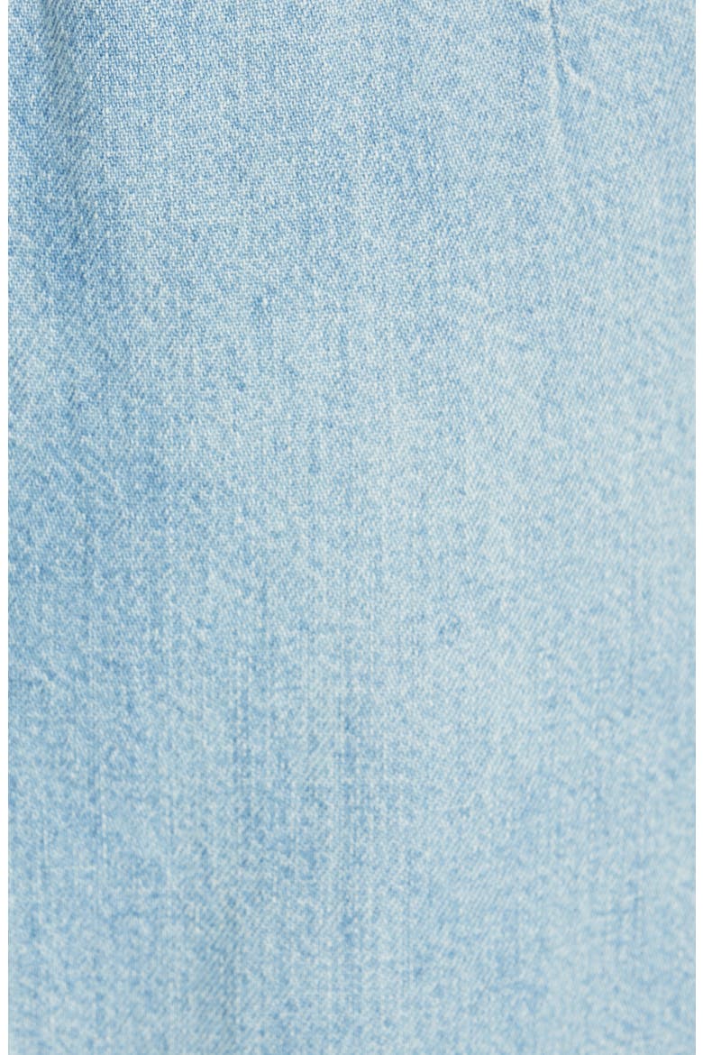 Tie Neck Denim Dress, Alternate, color, FORGET ME NOT WASH