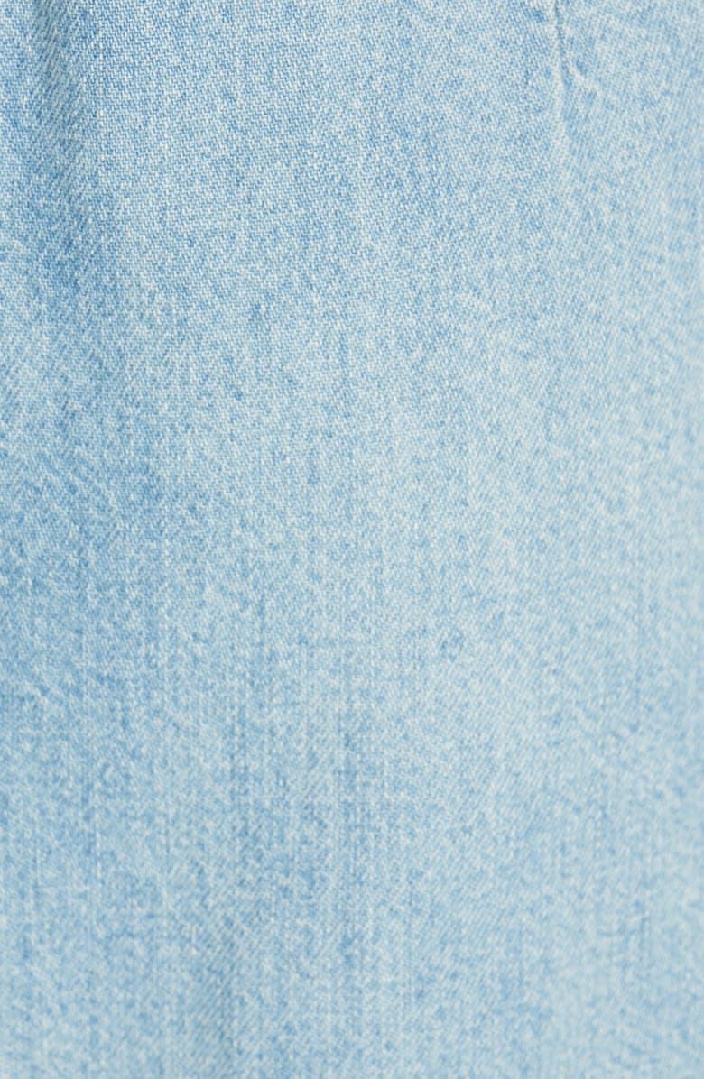 La Vie Rebecca Taylor Tie Neck Denim Dress, Alternate, color, 