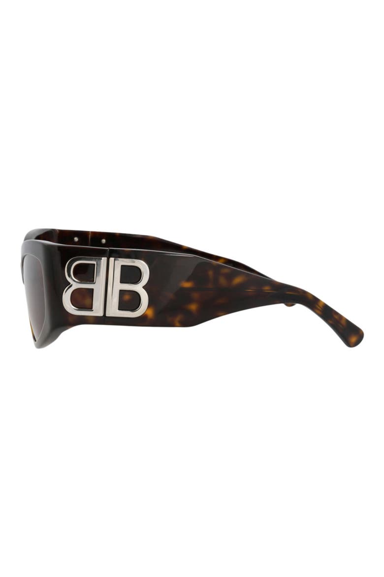 57mm Cat Eye Sunglasses, Alternate, color, HAVANA HAVANA BROWN
