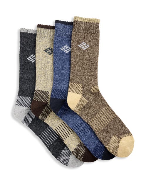 Big & Tall 4-pk Crew Socks