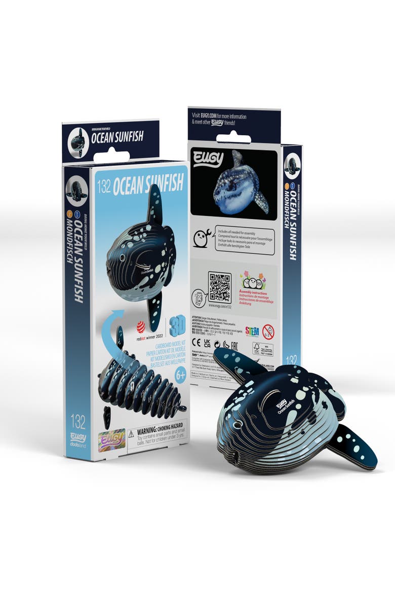 Ocean Sunfish 3D Puzzle - contains 27 puzzle pieces, Alternate, color, None