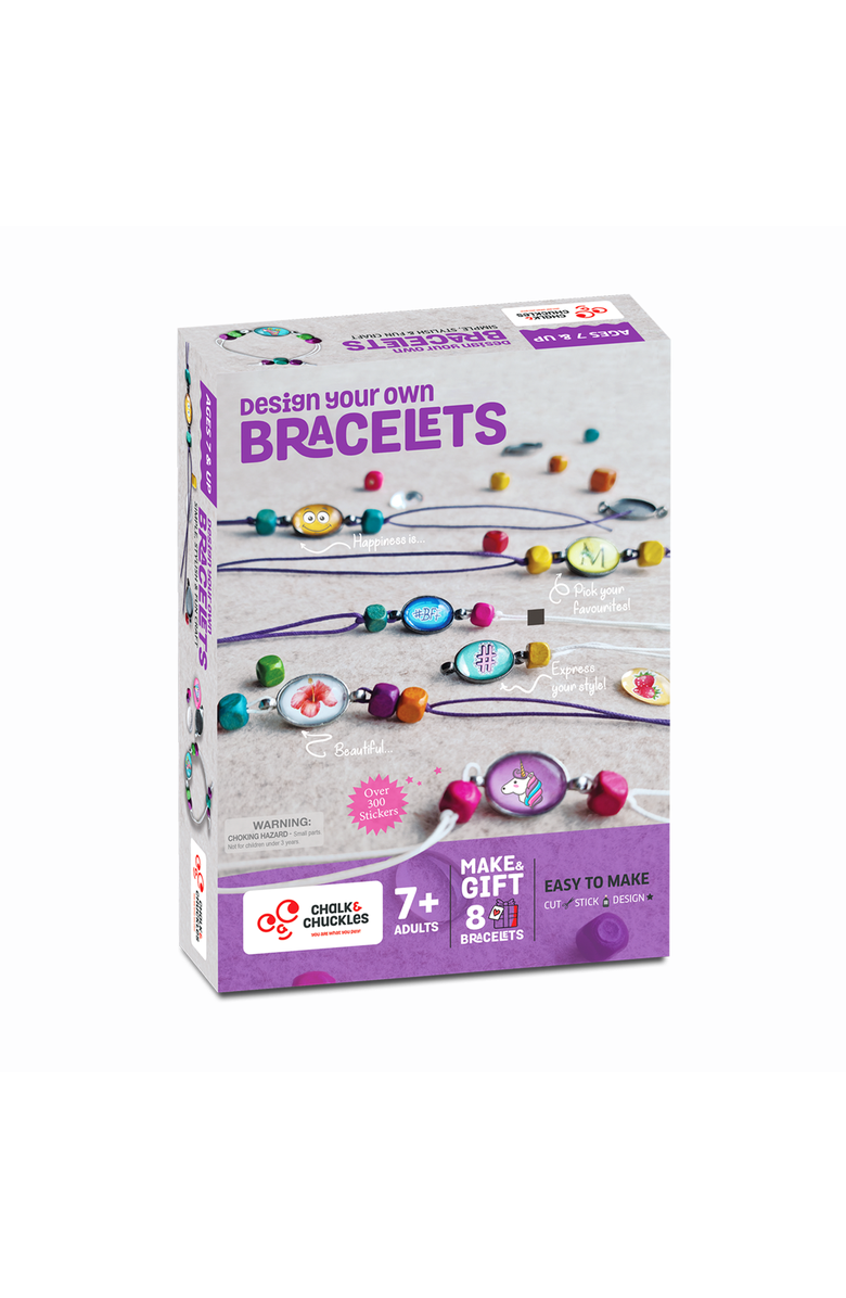 Chalk & Chuckles Design your own Bracelet, Main, color, NO COLOR