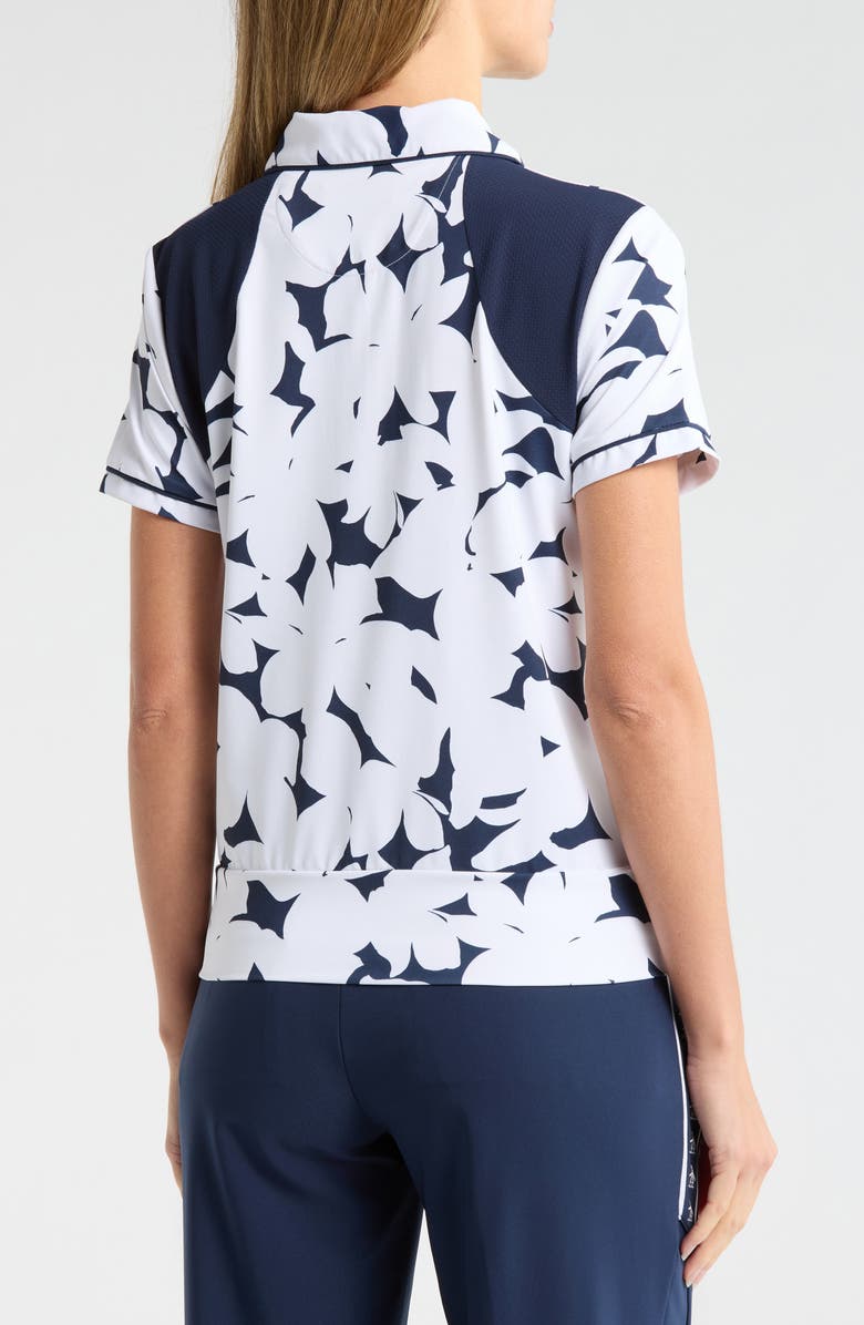 ORIGINAL PENGUIN GOLF Riviera Floral Polo, Alternate, color, Black Iris