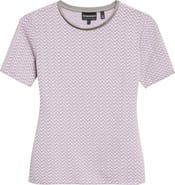 Emporio Armani Geometric Jacquard Jersey Tee