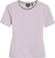 Emporio Armani Geometric Jacquard Jersey Tee