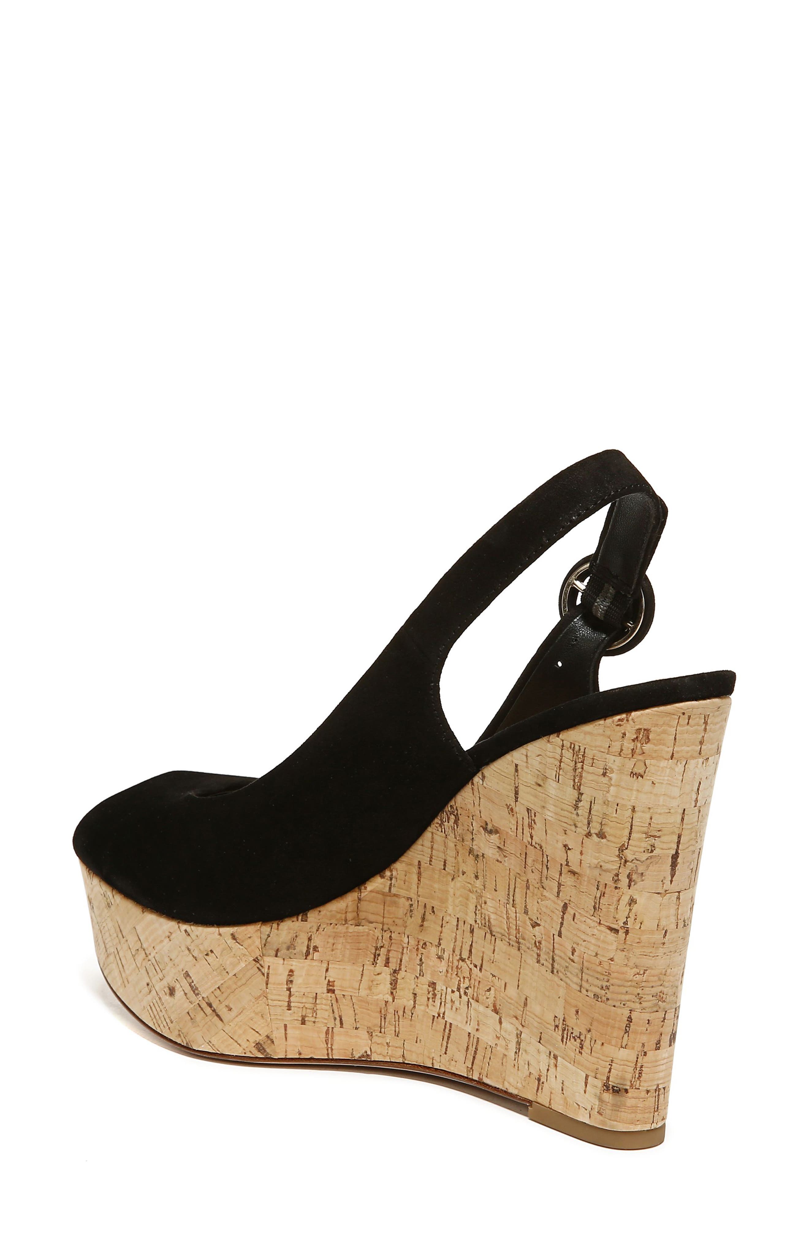 Veronica Beard Dali Peep Toe Platform Wedge Sandal, Alternate, color, 