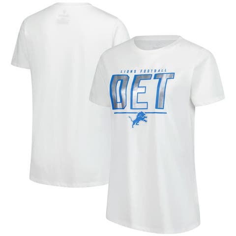 Women's Fanatics White Detroit Lions Cheerleader T-Shirt