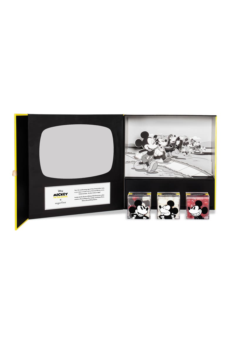 Mickey through the Decades 3-Piece Candy Bento Box, Main, color, BLACK