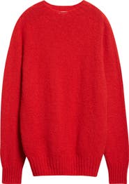 Sunspel Brushed Shetland Wool Sweater