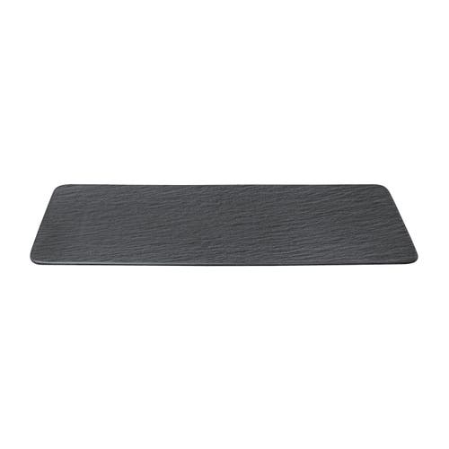 Villeroy & Boch Manufacture Rock Rectangular Serving Plate In Black