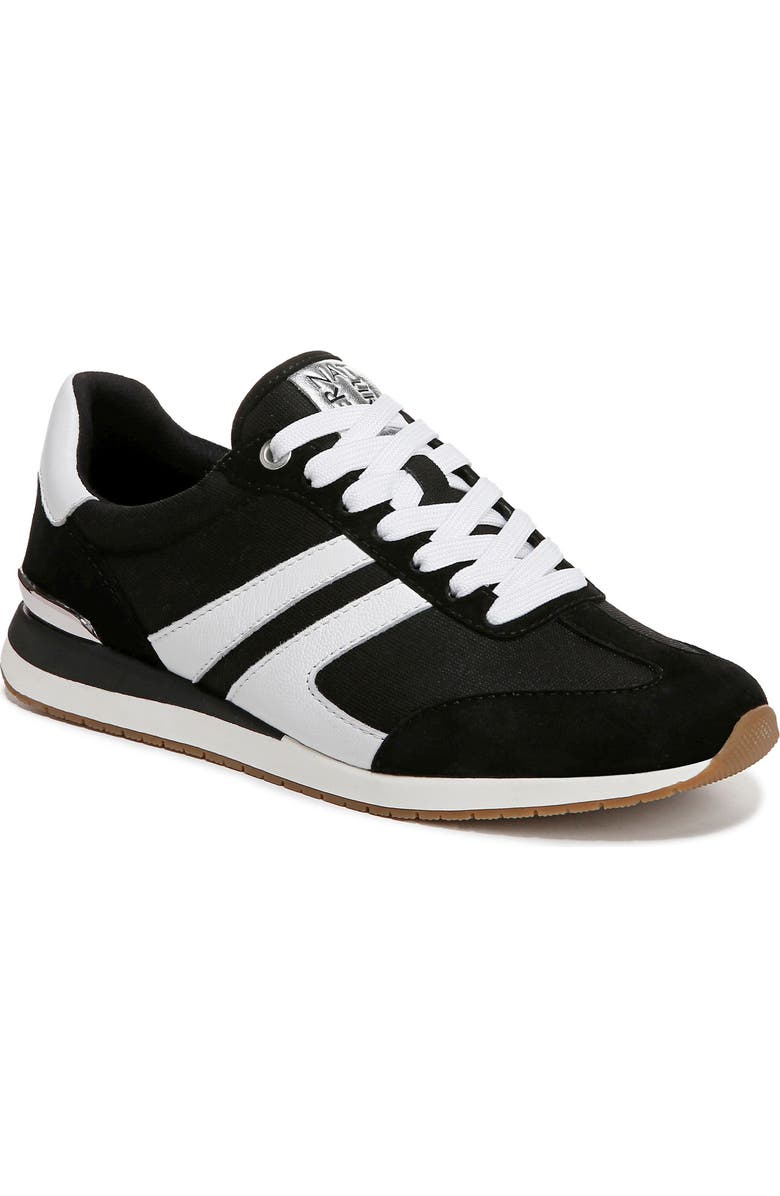 Naturalizer Lorena Sneaker, Main, color, Black/ White